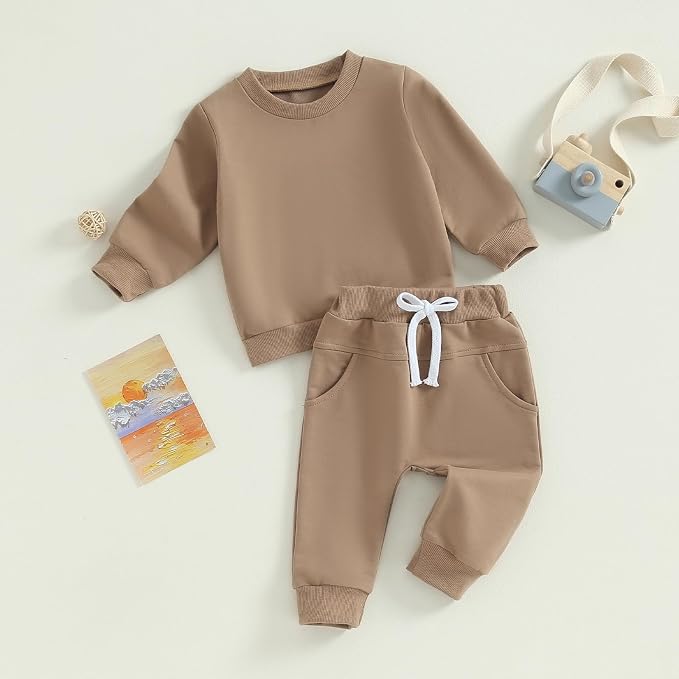 Tiaham Baby Boy Clothes Girl Outfits Fashion Sweatshirt Sweat Pant Kids Toddler - Image 9
