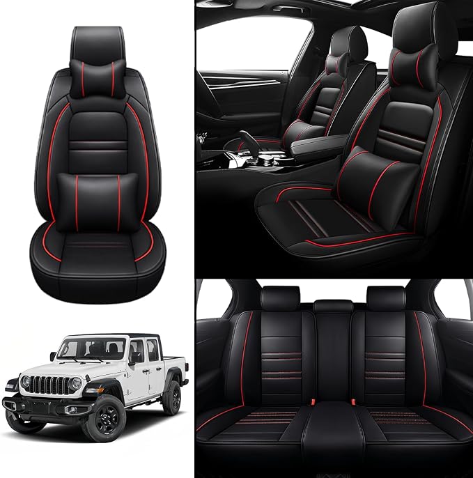 Car Seat Covers for JP Gladiator 2020-2025 | 5-Seats Seat Covers, Waterproof - Image 2