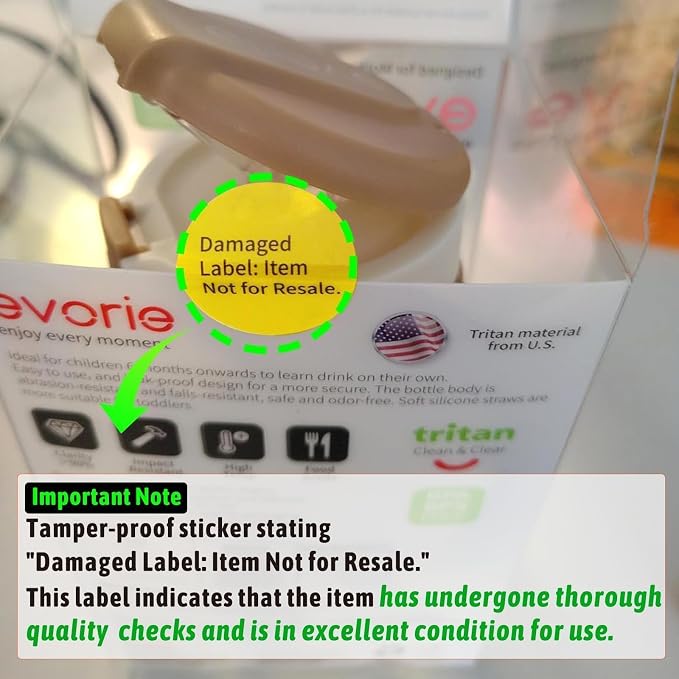 Evorie Tritan Weighted Straw Sippy Cup - Image 4