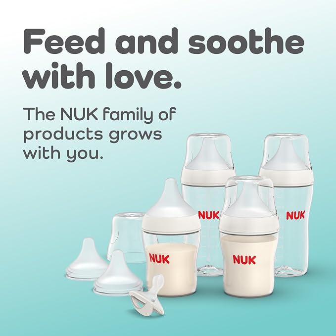 NUK Perfect Match Slow Flow 2-in-1 Natural and Anti-Colic Bottle, 4 Pack - Image 10