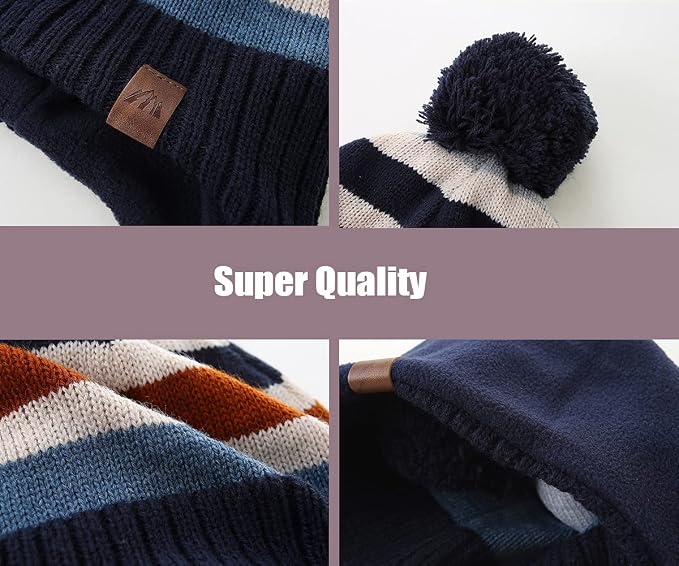 Moon Kitty Baby Boys Hats Toddler Beanies - Image 3