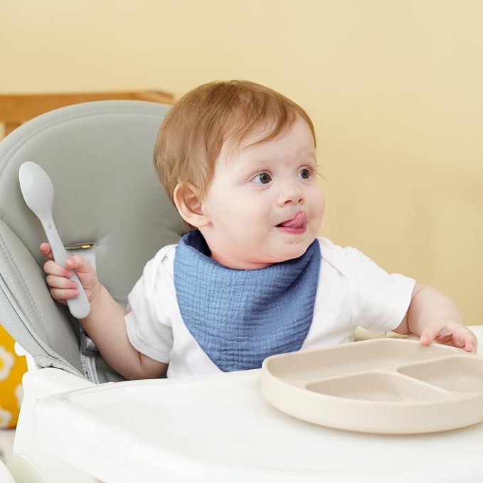 Muslin Baby Bibs Baby Drool Bandana Bibs - Image 10