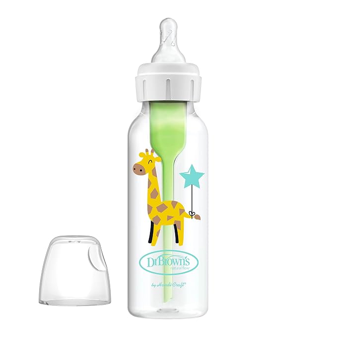 Dr. Brown’s Natural Flow® Anti-Colic Options+™ Narrow Baby Bottles 8 oz/250 mL - Image 6