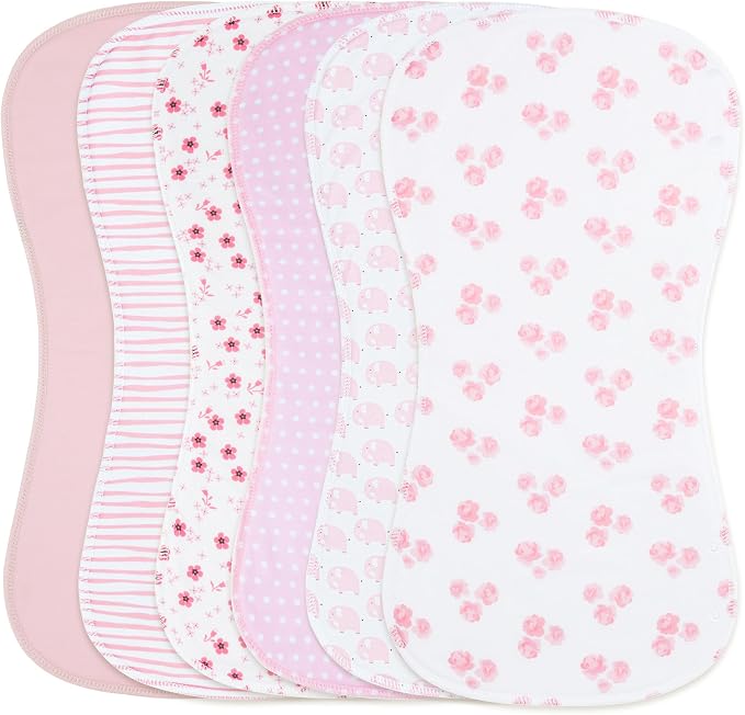2-in-1 Burp Cloths and Baby Bibs by Benoxine