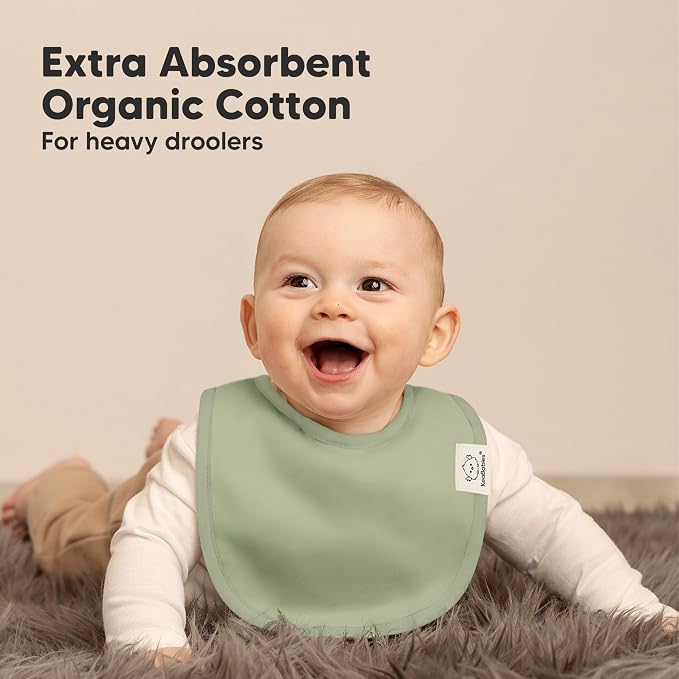 8-Pack Organic Baby Bibs for Boys, Girls - Image 5
