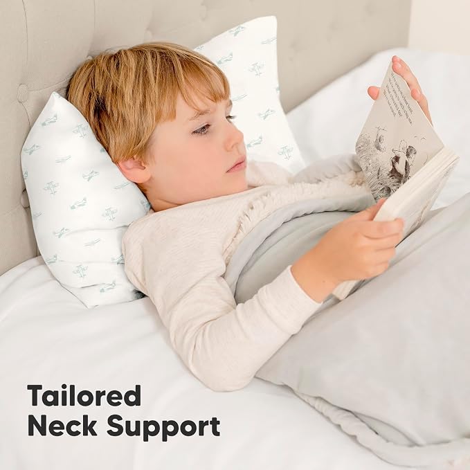 KeaBabies 2-Pack Toddler Pillow 13x18 - Image 5