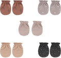 5 Pairs Baby Not Scratch Mittens 0-6 Months New Born Boy Girl Gloves Cute by falianni