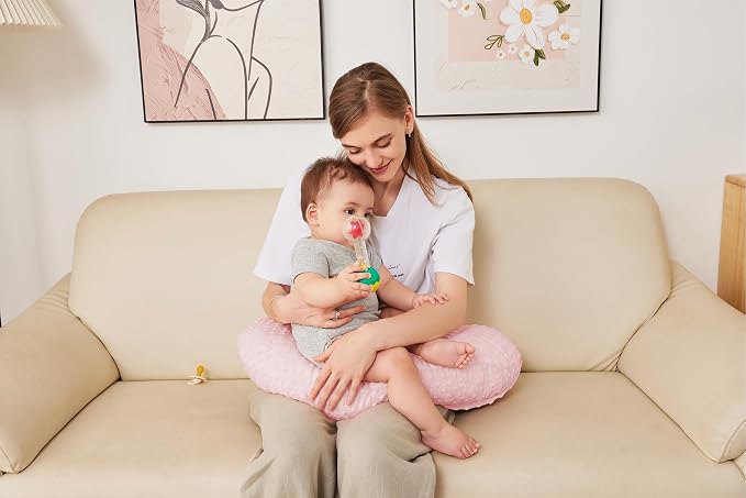 Nursing Pillow for Bottle and Breastfeeding, Ergonomic Comfort Nursing - Image 7