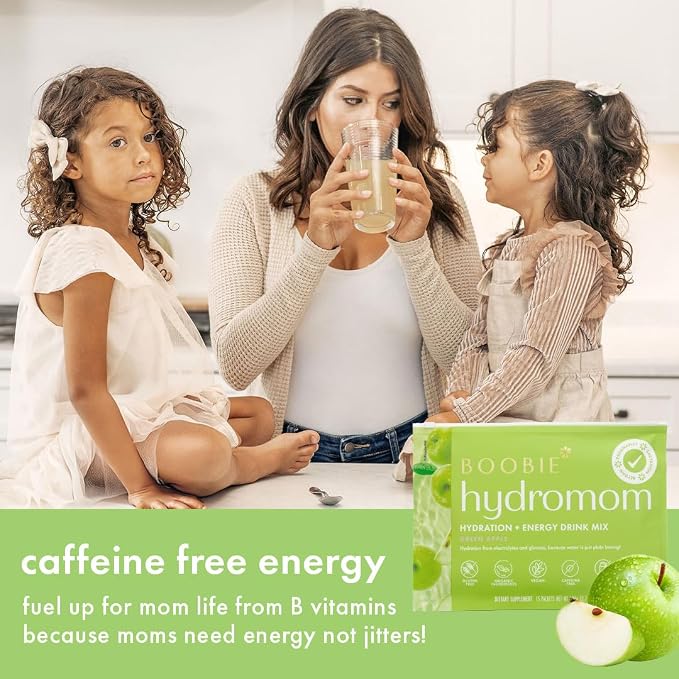 Boobie Hydromom Superfood Electrolyte Drink Mix, & Beyond, 10 Packets - Image 4