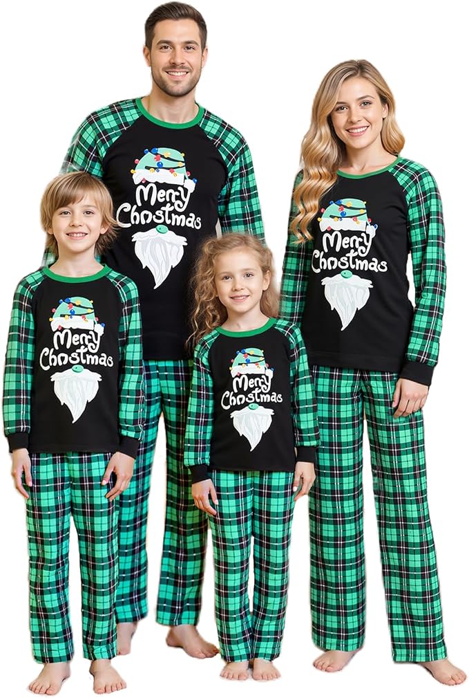 Awoscut Family Christmas Pajamas Matching Pajamas by Awoscut
