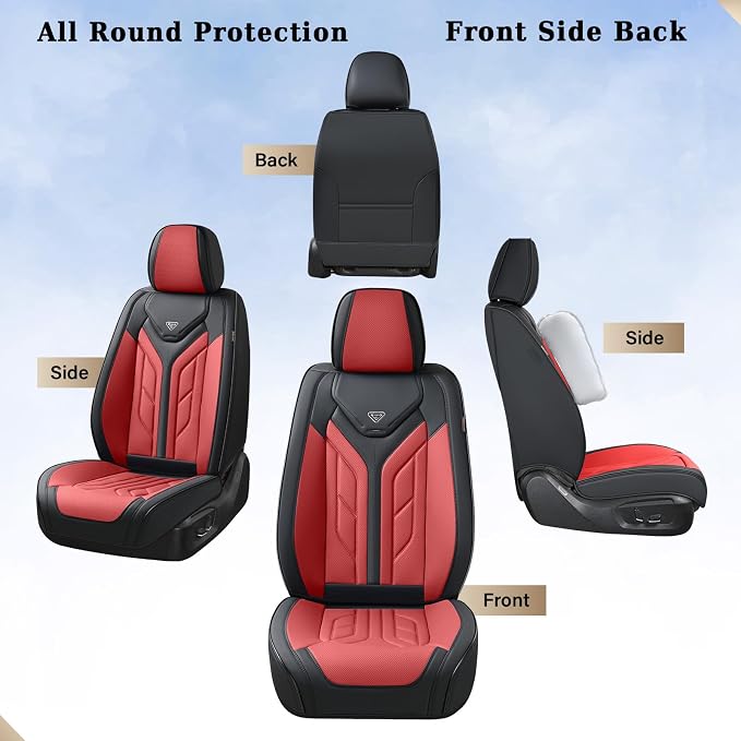 Coverado Seat Covers, Car Seat Covers Front Seats, Leather Seat Covers - Image 6