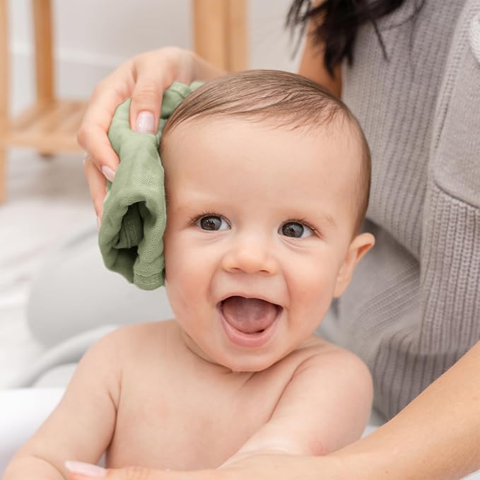 Comfy Cubs Muslin Baby Washcloths 10 Pack - Image 4