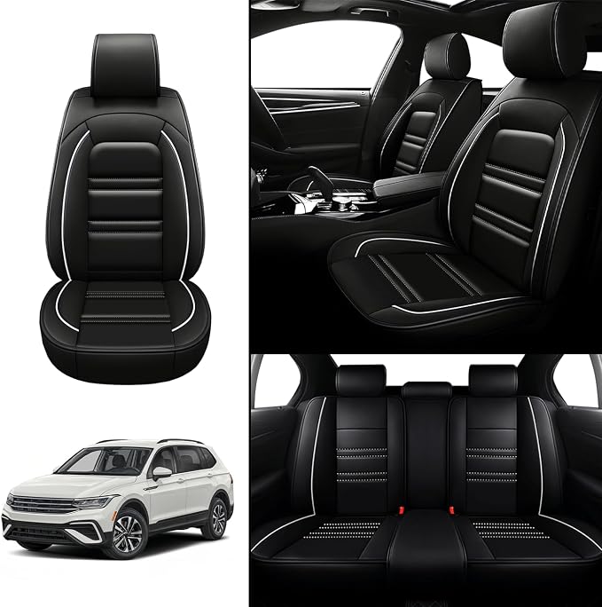 Seat Covers for VW Car tiguan 2009-2025 | 5-Seats Leather Seat Covers - Image 2
