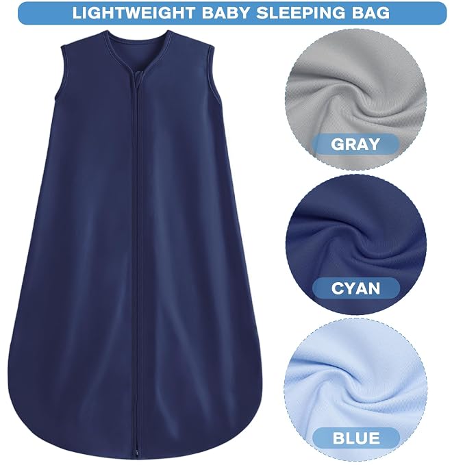 3 Pack Baby Sleep Sack 18-24 Months 100% Rayon Cotton Baby Sleeping Bag 2-Way - Image 4