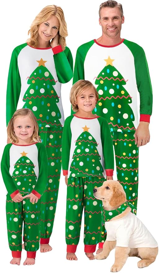 Awoscut Family Christmas Pajamas Matching Pajamas by Awoscut