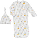 Magnetic Me Modal Newborn Sleeper Gown & Hat Set | Silky Soft Modal Fabric by magneticme