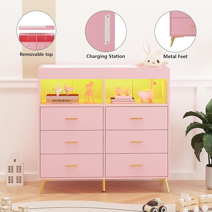 GarveeHome Dresser for Bedroom - Image 6