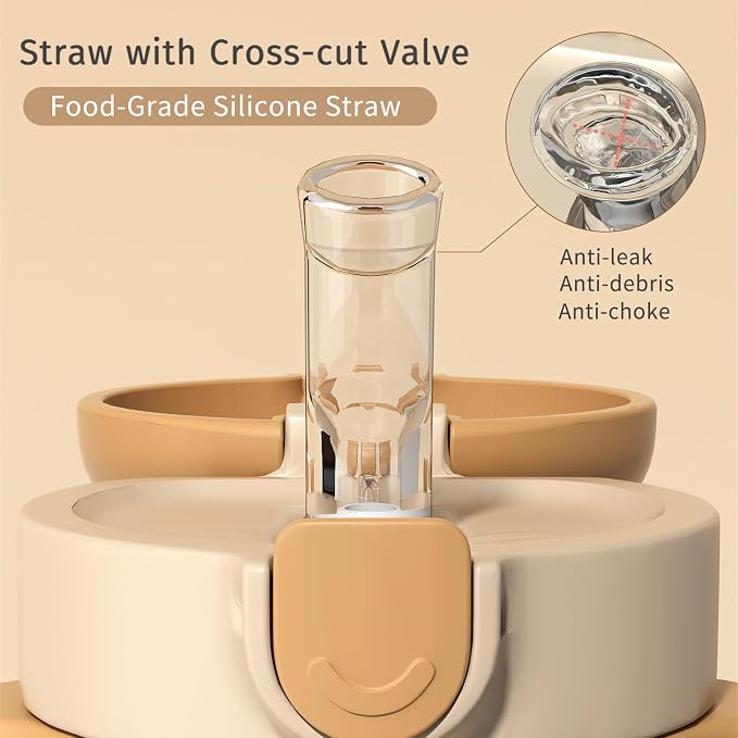 Evorie Tritan Spill Proof Toddler Straw Sippy Cup, 10 oz - Image 2