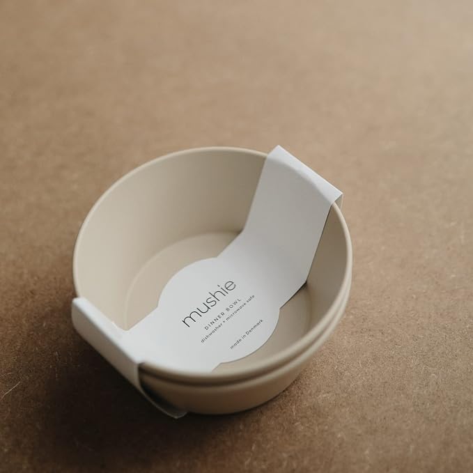 mushie Round Dinnerware Bowls for Kids | Made in Denmark - Image 3