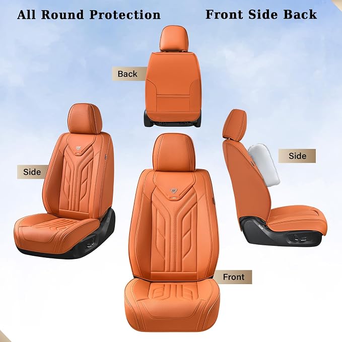 Coverado Seat Covers, Car Seat Covers Front Seats, Leather Seat Covers - Image 7