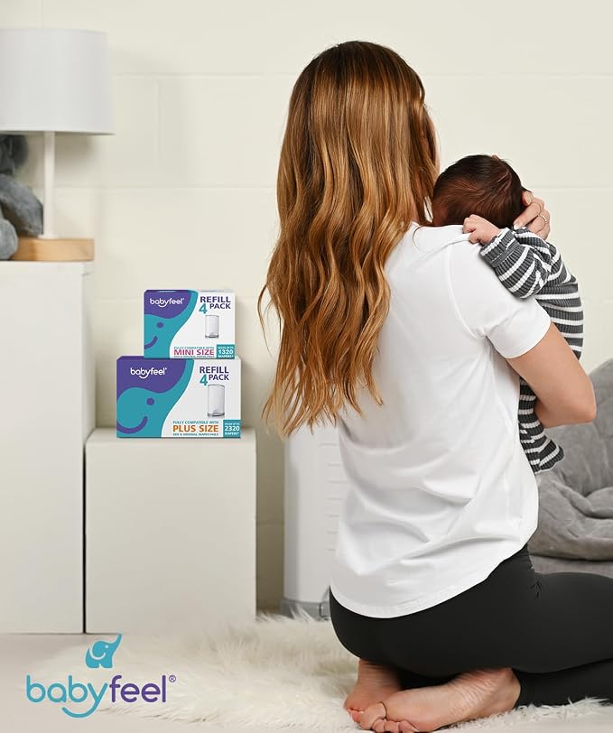 Babyfeel Refills for DEKOR PLUS Diaper Pails, 8 Pack, Exclusive 30% Extra - Image 8