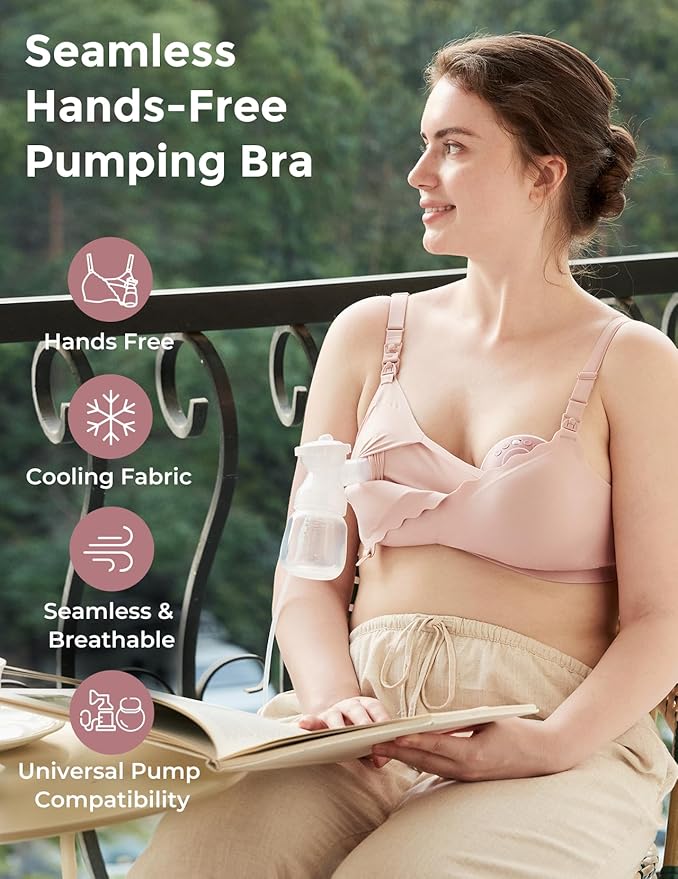 Momcozy 4-in-1 Pumping Bra Hands Free - Image 5
