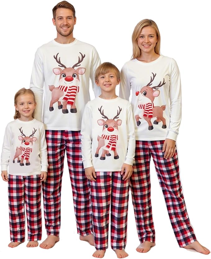 Awoscut Family Christmas Pajamas Matching Pajamas by Awoscut