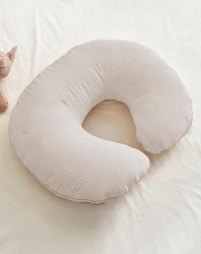 Nursing Pillow Covers 2 Pack, Muslin Nursing Cover - Image 3