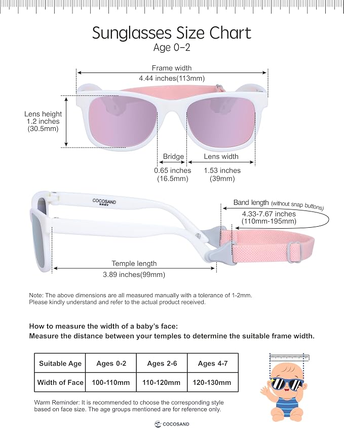 COCOSAND Flexible Baby Sunglasses - Image 5