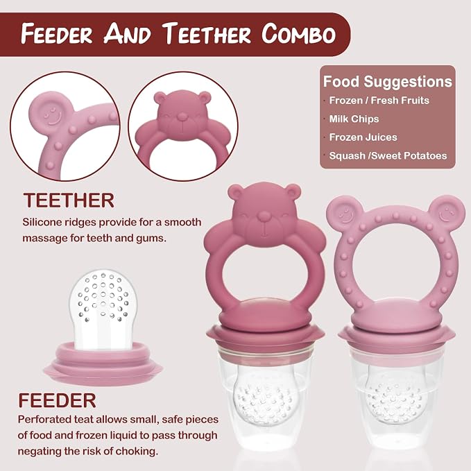 WAJIAYON Baby Breastmilk Popsicle Molds & Baby Fruit Feeder, Infant Food - Image 2