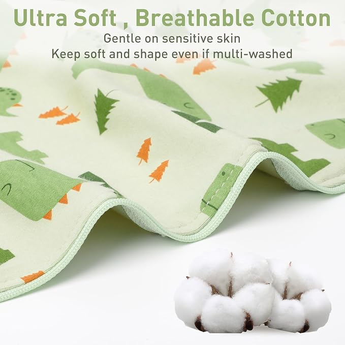 Premium Soft Cotton Swaddle Blanket Sleep Sack Arms Up 2 Packs 6-12 Months - Image 4