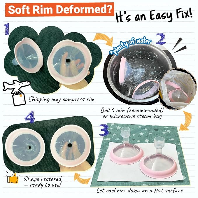 10mm Maymom MyFit Shields, Pano Series; Compatible - Image 3