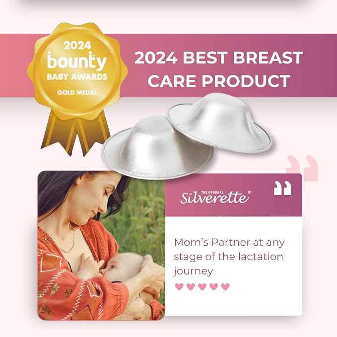 SILVERETTE® The Original Silver Nursing Cups, Nipple Covers - Image 6