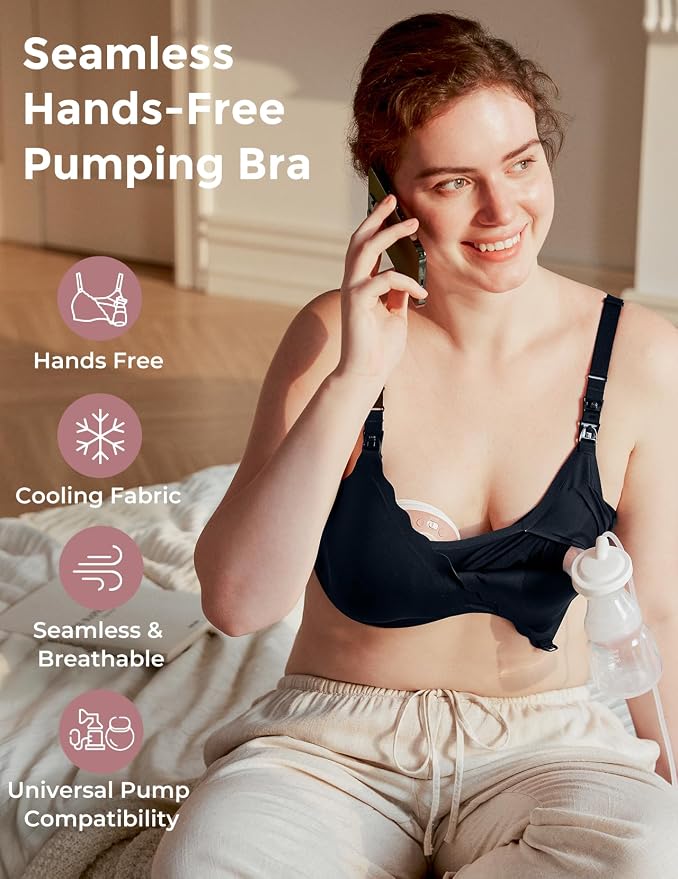 Momcozy 4-in-1 Hands-Free Pumping Bra - Image 2