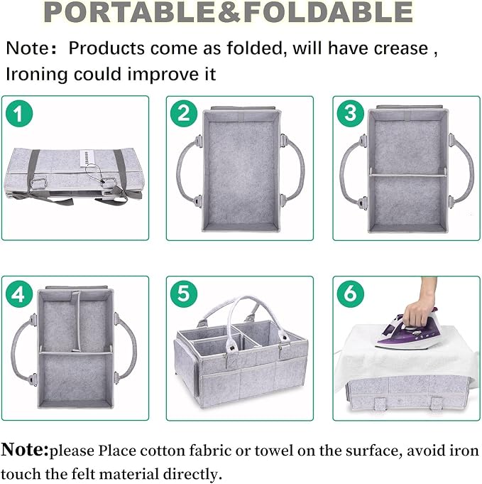 Baby Diaper Caddy Organizer - Image 6