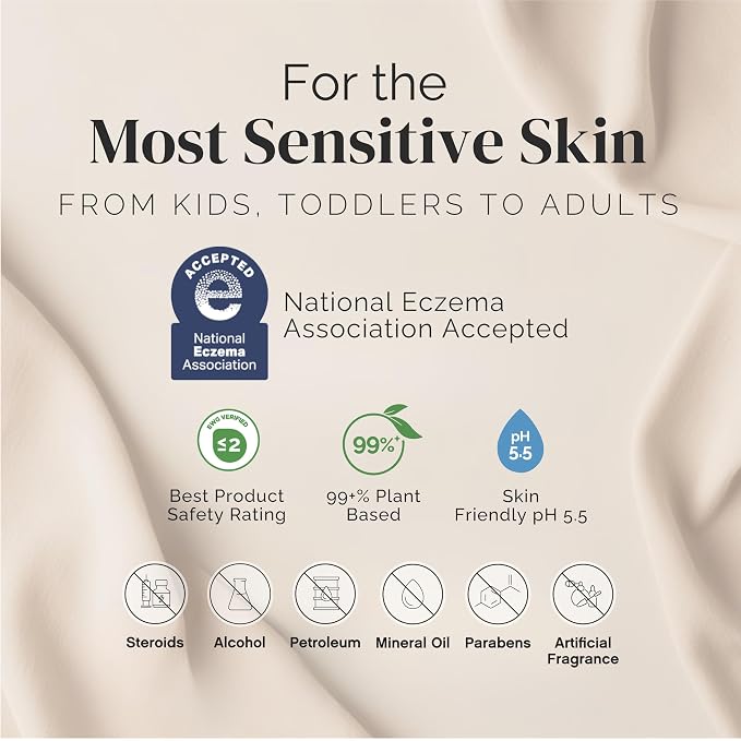 Puriya 5-in-1 Eczema Cream for Kids, Advanced Colloidal Oatmeal Lotion for Dry - Image 7