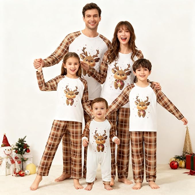 Awoscut Family Christmas Pajamas Matching Pajamas - Image 3