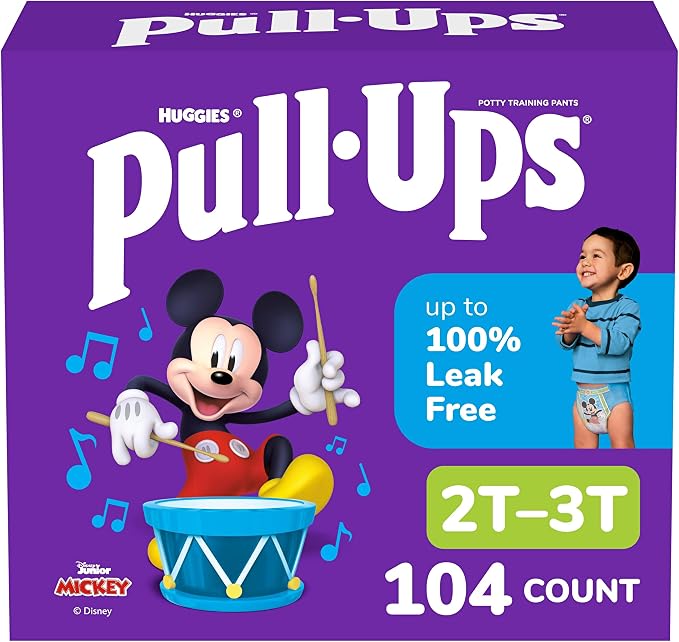 Pull-Ups Boys' Potty Training Pants, Size 2T-3T Training Underwear by Pull-Ups