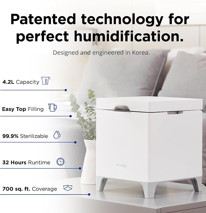 Carepod Cube Plus X50V Stainless Steel Humidifier - Image 2
