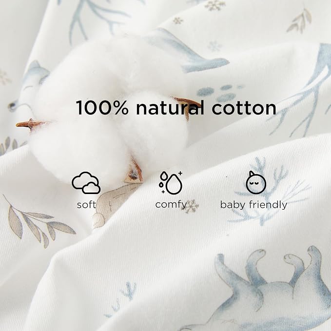 Duomiaomiao 2 Pack 0.5 TOG Toddler Sleep Sack 36-48 Months 100% Cotton - Image 5