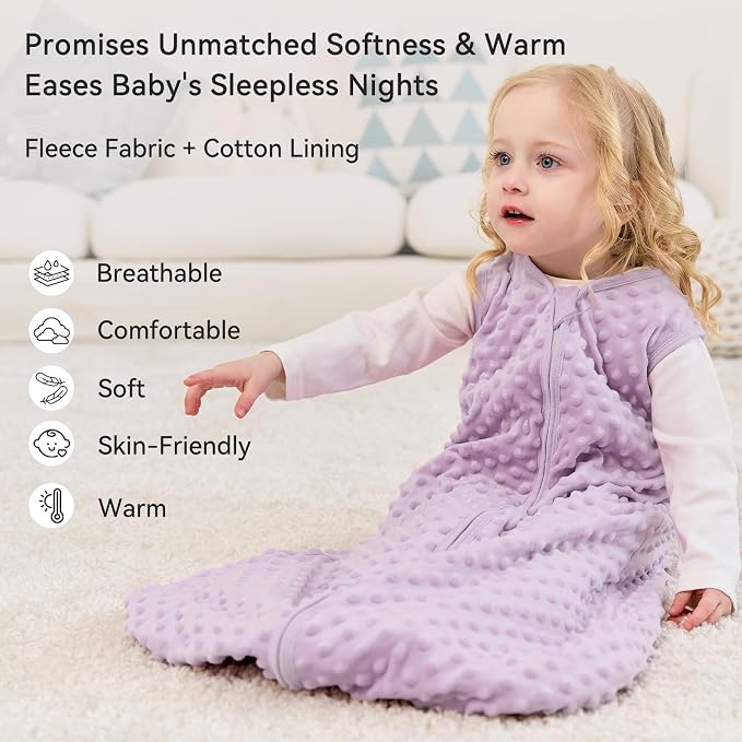 Fleece Baby Sleep Sack 0-6 Months - Image 2