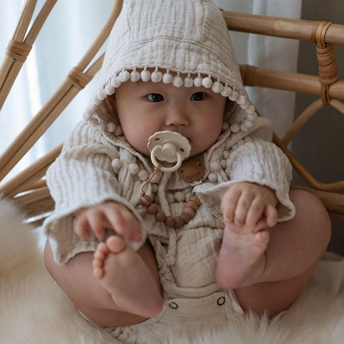 FRIGG Natural Rubber Baby Pacifier 4-Pack Snowflake Dream | Made in Denmark | - Image 4