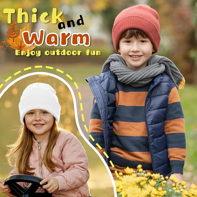 ZOORON Toddler Beanie Baby Boys Girls Beanies Kids Winter Hats Children Knit - Image 5