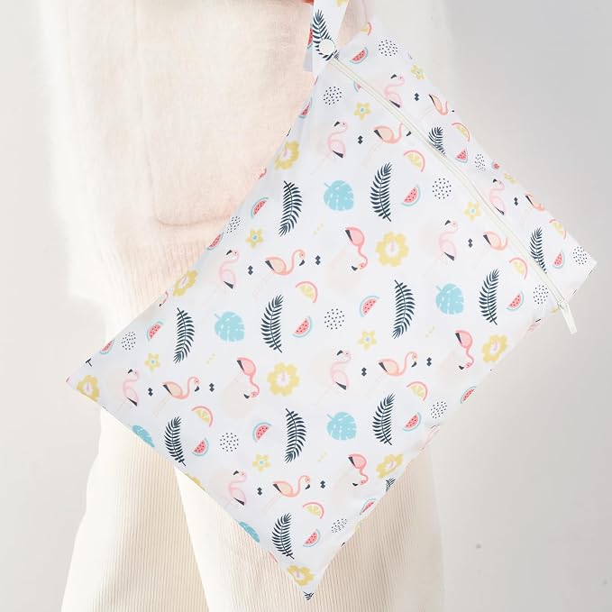HappyFlute 9 Sets Newborn Baby Cloth Pocket Diapers Adjustable Reusable - Image 6