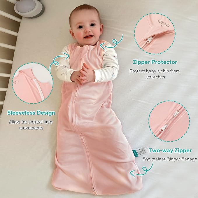 Rayon Made from Bamboo Sleep Sack, 0.5 TOG Wearable Blanket Baby, Lightweight - Image 3