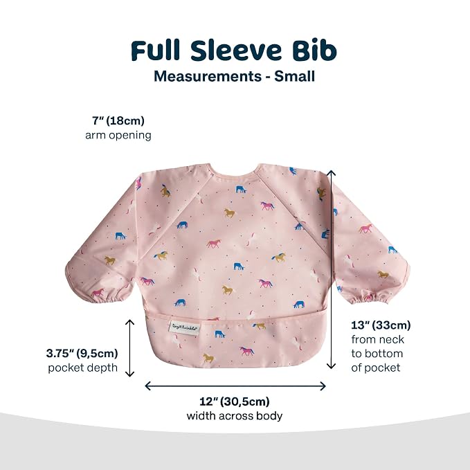 Tiny Twinkle Long Sleeve Bib for Babies & Toddlers – Waterproof Smock Bib for - Image 7
