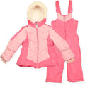 Arctic Quest Little Girls Bib Snow Pants and Ski Jacket Water-Resistant Snowsuit by ArcticQuest