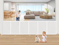 Upgrade 150 inch Retractable Baby Gates, EZIGO Extra Wide Baby Gate by EZIGO