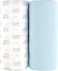 Jersey Swaddle Blanket, Ultra Soft Stretchy Receiving Blanket, Baby Boy Newborn by Unknown