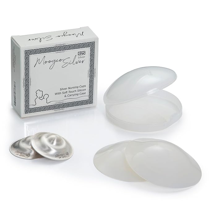 The Original Silver Nursing Cups by MOOGLLC
